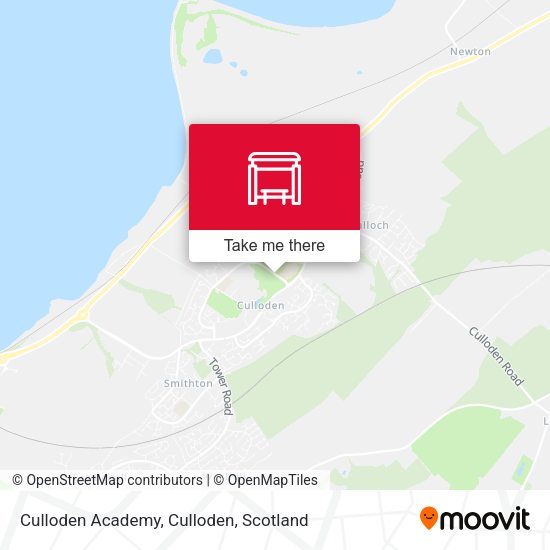Culloden Academy, Culloden map