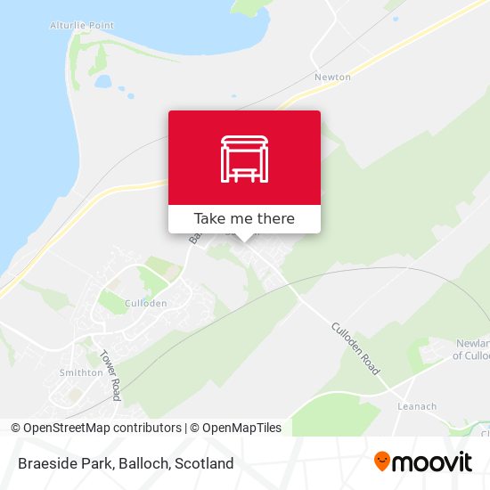 Braeside Park, Balloch map