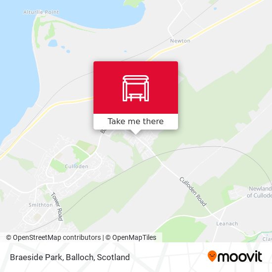 Braeside Park, Balloch map