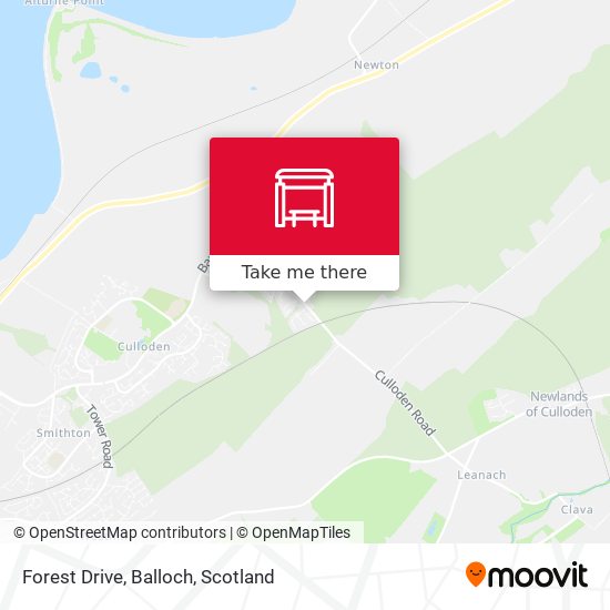 Forest Drive, Balloch map