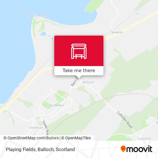 Playing Fields, Balloch map