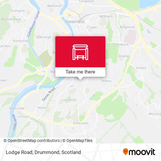 Lodge Road, Drummond map