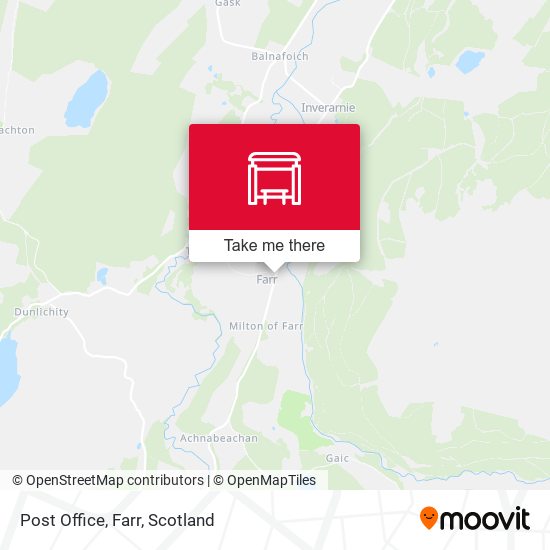 Post Office, Farr map