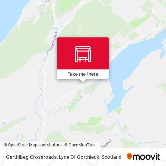 Garthlbeg Crossroads, Lyne Of Gorthleck map