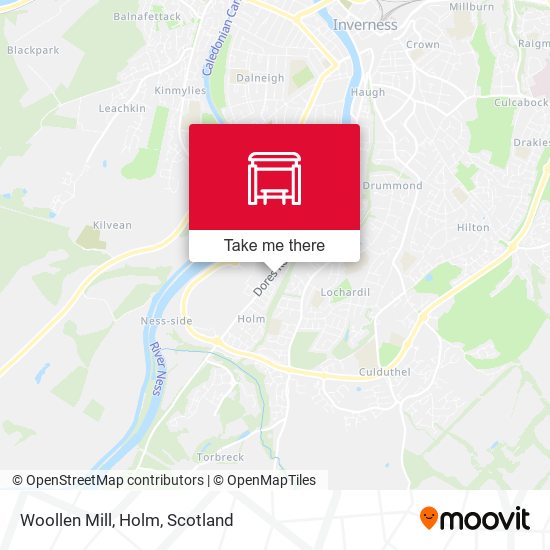 Woollen Mill, Holm map