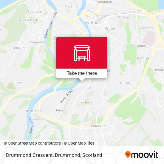 Drummond Crescent, Drummond map