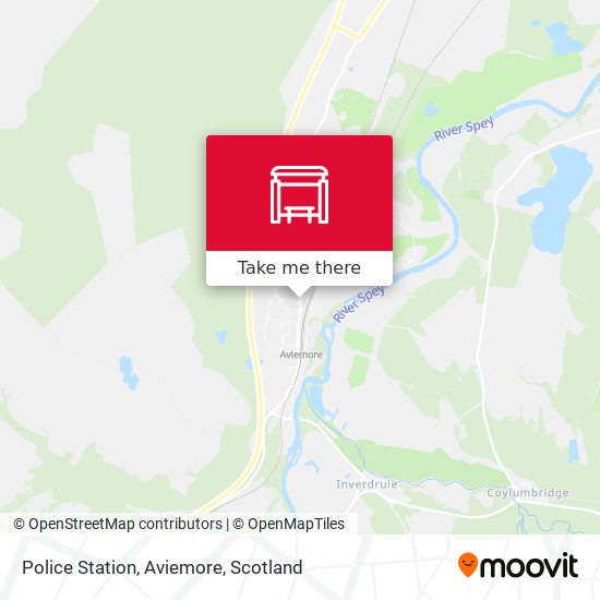 Police Station, Aviemore map