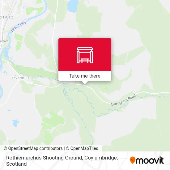 Rothiemurchus Shooting Ground, Coylumbridge map