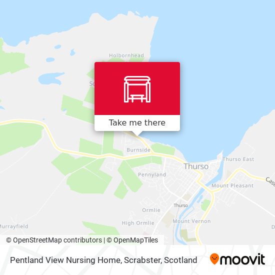 Pentland View Nursing Home, Scrabster map