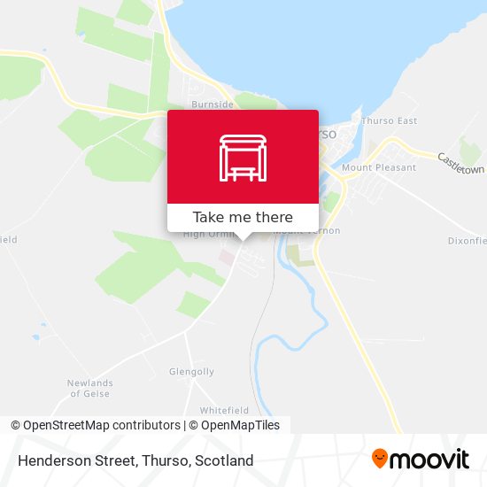 Henderson Street, Thurso map