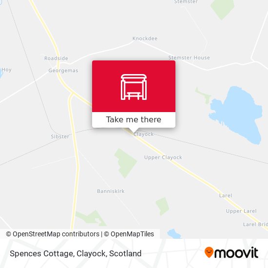 Spences Cottage, Clayock map