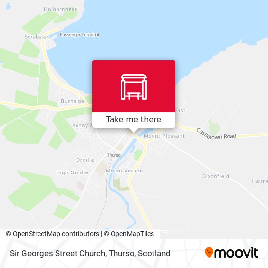 Sir Georges Street Church, Thurso map