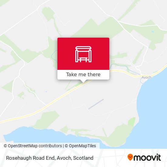 Rosehaugh Road End, Avoch map