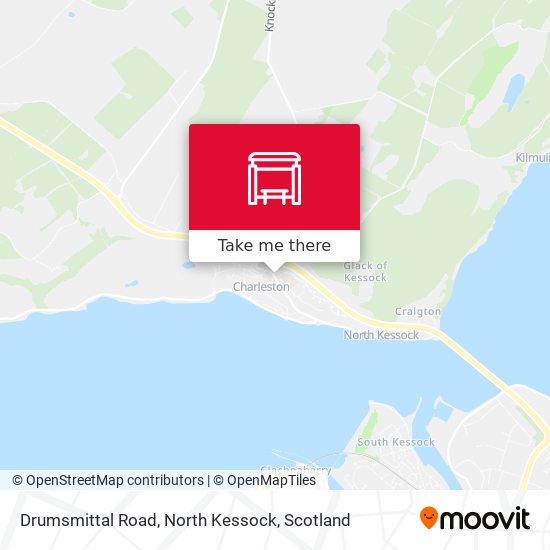 Drumsmittal Road, North Kessock map