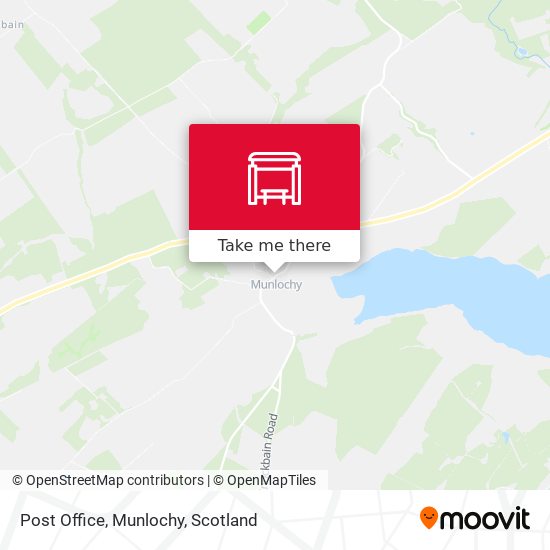 Post Office, Munlochy map