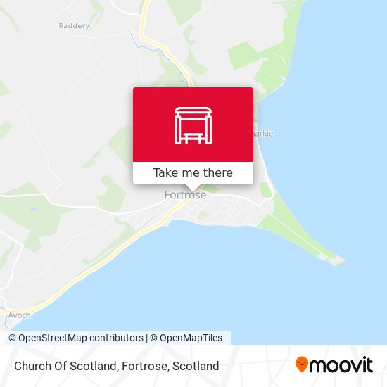 Church Of Scotland, Fortrose map