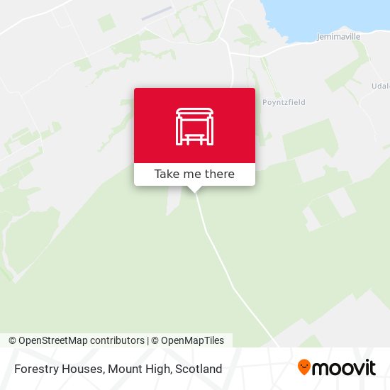Forestry Houses, Mount High map