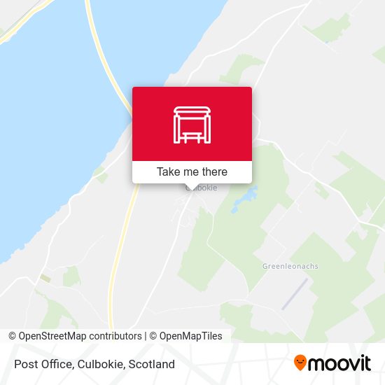Post Office, Culbokie map