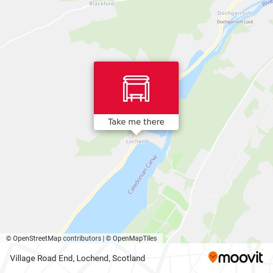 Village Road End, Lochend map