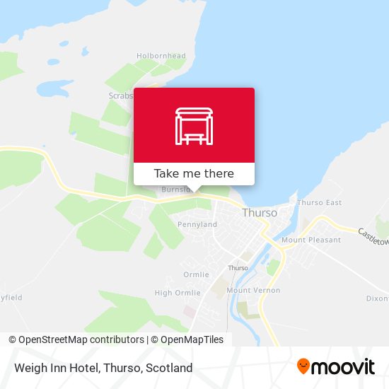 Weigh Inn Hotel, Thurso map
