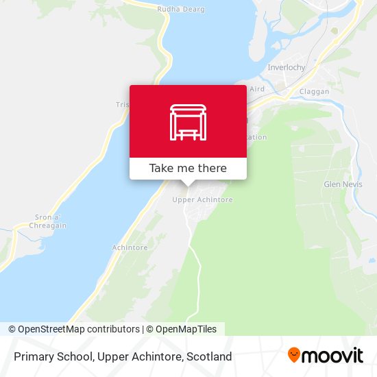 Primary School, Upper Achintore map