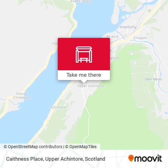 Caithness Place, Upper Achintore map