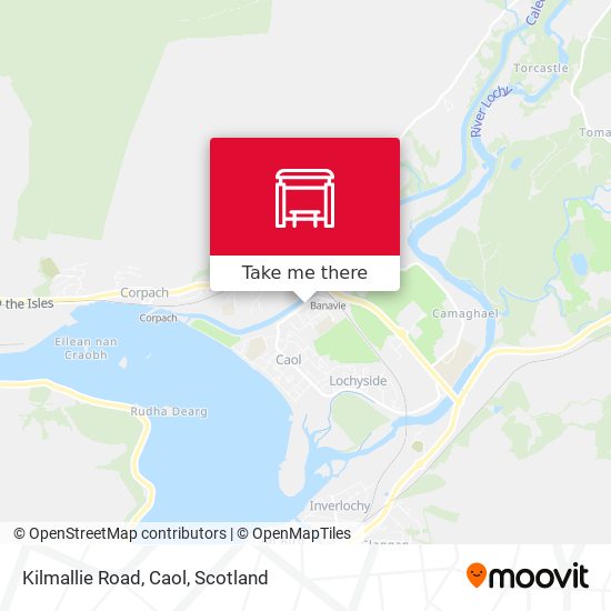 Kilmallie Road, Caol map