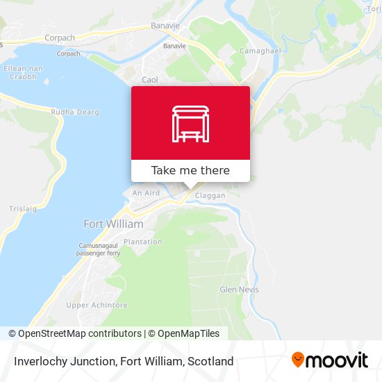 Inverlochy Junction, Fort William map