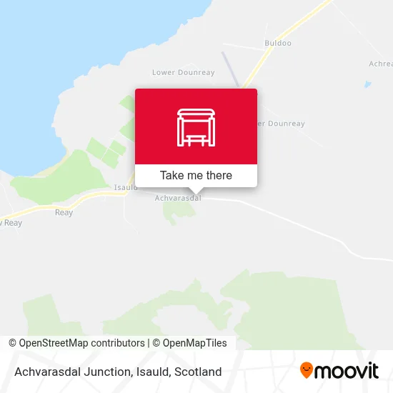 Achvarasdal Junction, Isauld map