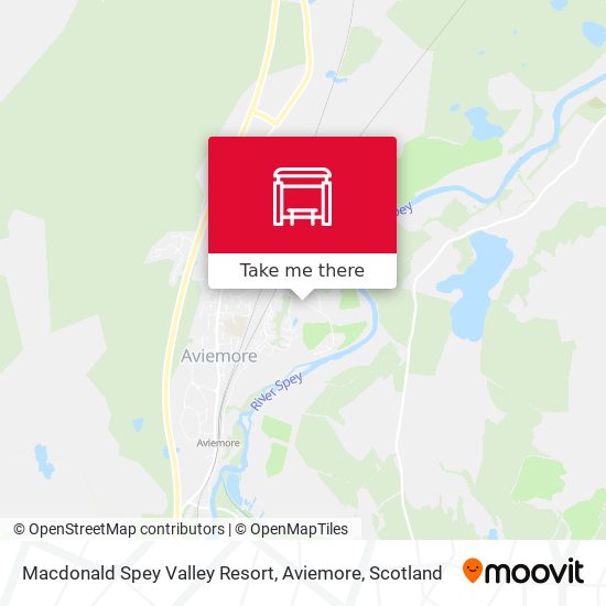 Macdonald Spey Valley Resort, Aviemore map