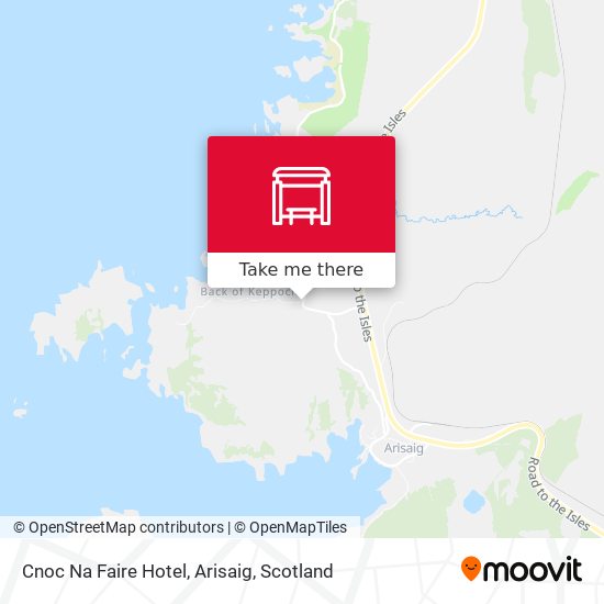 Cnoc Na Faire Hotel, Arisaig map