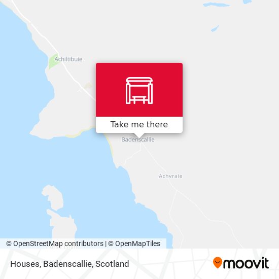 Houses, Badenscallie map