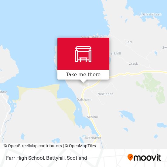 Farr High School, Bettyhill map