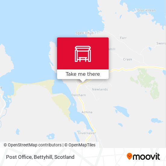 Post Office, Bettyhill map