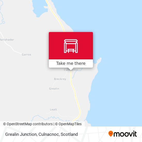 Grealin Junction, Culnacnoc map