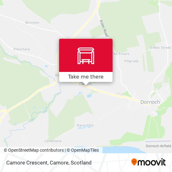 Camore Crescent, Camore map