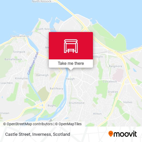 Castle Street, Inverness map