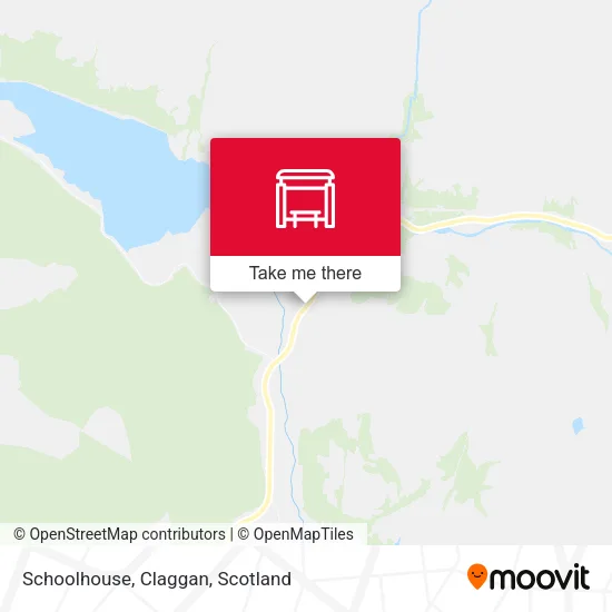 Schoolhouse, Claggan map