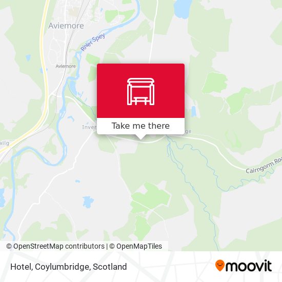 Hotel, Coylumbridge map