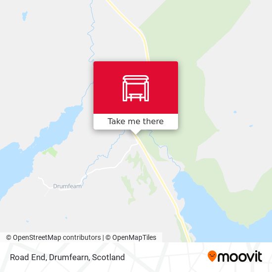 Road End, Drumfearn map