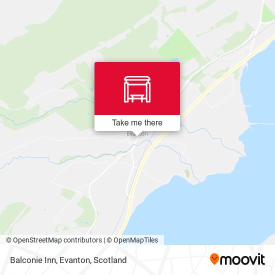 Balconie Inn, Evanton map