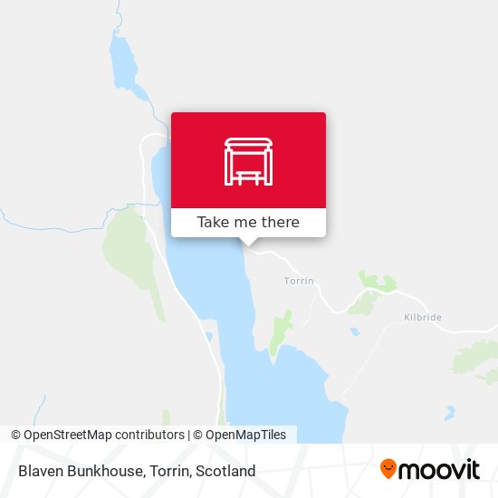 Blaven Bunkhouse, Torrin map