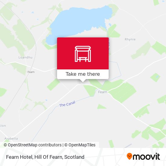Fearn Hotel, Hill Of Fearn map