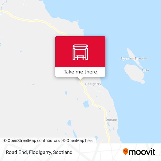 Road End, Flodigarry map