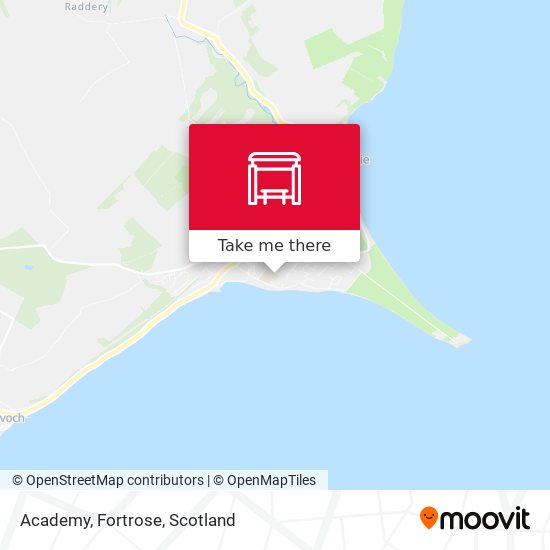 Academy, Fortrose map