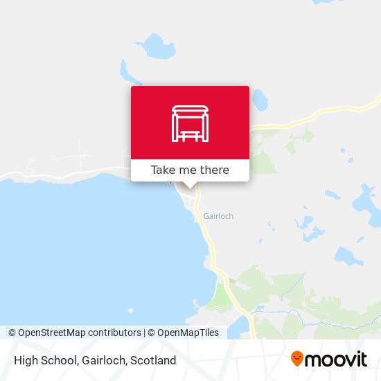 High School, Gairloch map
