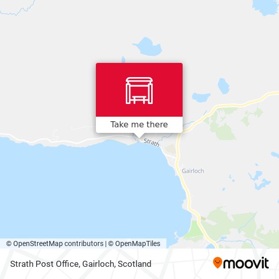 Strath Post Office, Gairloch map