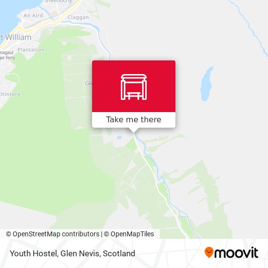 Youth Hostel, Glen Nevis map
