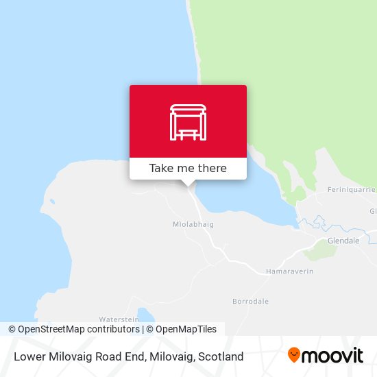 Lower Milovaig Road End, Milovaig map