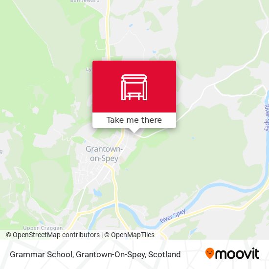 Grammar School, Grantown-On-Spey map